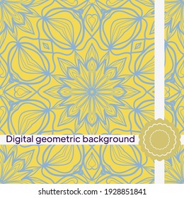 different abstract hand drawn seamless patterns. vector illustration
