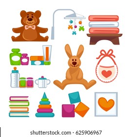 Different adorable toys