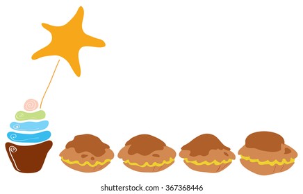 different from all the most delicious cupcake star/Star of cupcakes