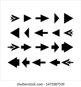 different arrow icons. arrow Different simple illustrations for the web.