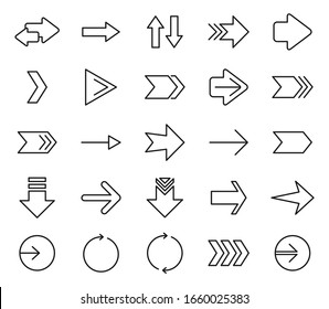 278 907 Thin Arrows Images, Stock Photos, 3D objects, & Vectors ...