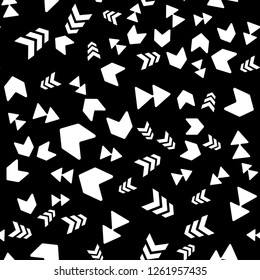 Different arrows Seamless vector EPS 10 pattern. 