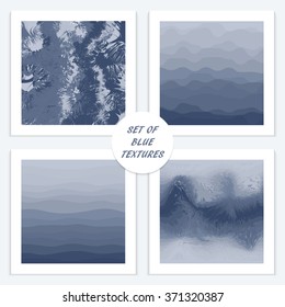Different background for any design. Marbling illustration, abstract background, aqua print. Colorful ebru background. Set of natural textures. Waves, stone, marble,  flowing paint backgrounds. 