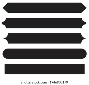 Unterschiedliche Banner, Plakate, Etiketten oder Tags, Vektordesign-Element