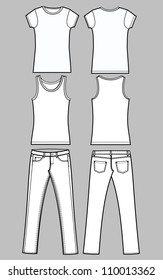 different basic garment for fashion industry