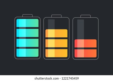 Different battery icons 