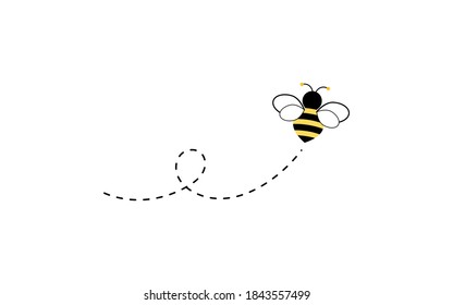 Different bee and honeycomb vector and icon