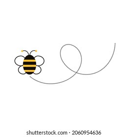 Vector e icono de abeja y peine de miel
