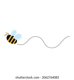 Different bee and honeycomb vector and icon