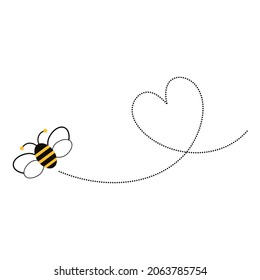 Different bee and honeycomb vector and icon