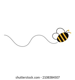 Different bee and honeycomb vector and icon
