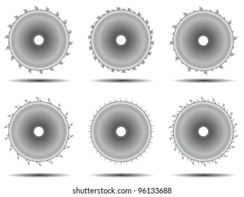 Different blades of circular saw