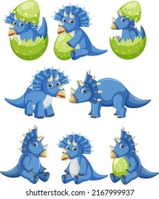 different triceratops