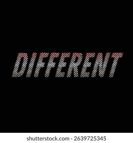 Different A Bold Text Effect