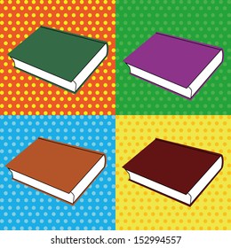 different book on squares with different color