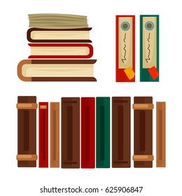 Different books and covers