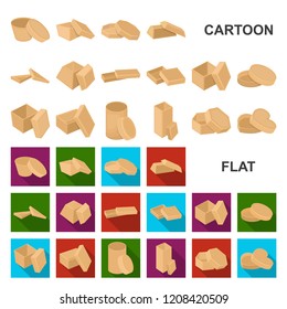 Different boxes cartoon icons in set collection for design.Packing box vector symbol stock web illustration.