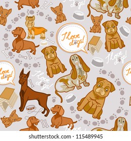 different breeds of dogs
