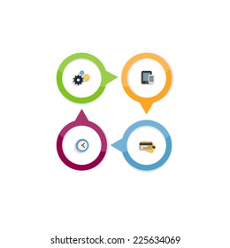 for different business design. Vector illustration