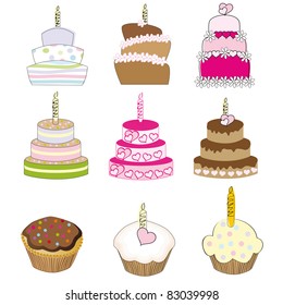 Different cakes on special day