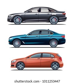 Different cars vector