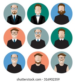 a lot of different characters in the form of icons