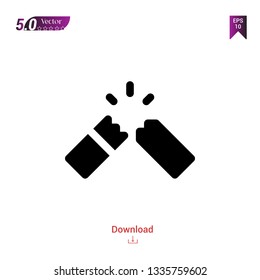 different cigarette icon isolated on white background. Best modern. Graphic design, mobile application, user interface. Editable stroke. EPS10 format vector illustration