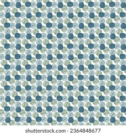 Different circle shape Seamless Pattern Design