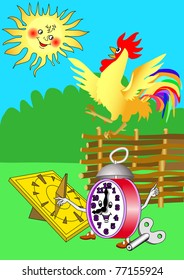 different clock is collected together