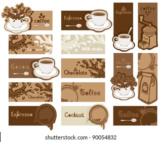 Different coffee banners