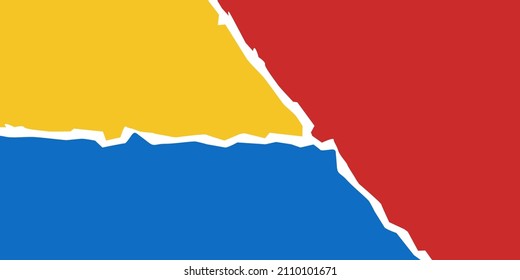 Different color backgrounds,choices of torn paper