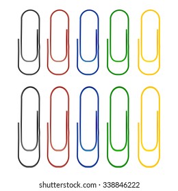 different color clips set
