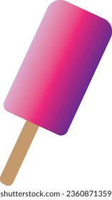 Different color and different flavour of ice-cream.