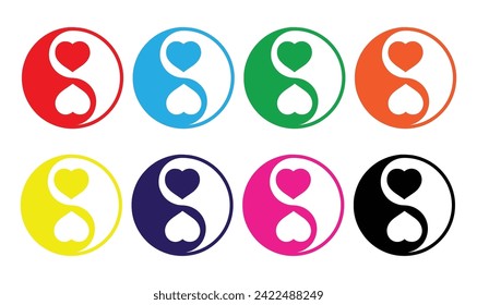 Unterschiedliche Farbwertsform, Kreis, Kreativ, Logo