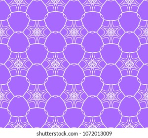 Different color seamless retro lace pattern with floral decoration illustration.