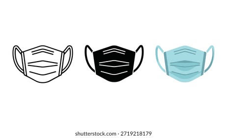 Different colored face masks for protection