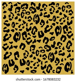 Different colored leopard fur pattern design, pardus and panthera vector illustration background.