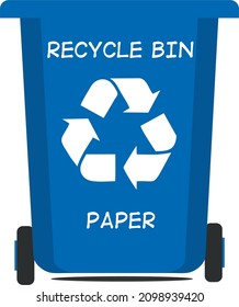 Diferentes coloridas binas de desechos reciclados ilustraciones vectoriales, Tipos de desechos segregación reciclado ilustración vectorial. Organic, baterías, plástico metálico, papel, vidrio, desechos electrónicos, 2D, 3D.