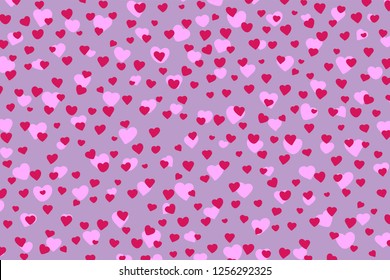 Different colored vector layout with sweet hearts. Background with hearts in love concept for valentine's day. 