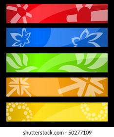 Banderas de colores diferentes