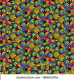 different colors floral abstract background. wavy background.  