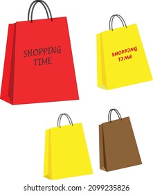 different colors shopping bags and handbags are used globally to carry daily use items. looks nice elegant, provide protection to shopping items, easy to carry here and there, give identity to brands