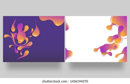 Different colour texture Abstract Background in two different color shape.