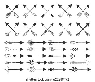 Different crossed arrows