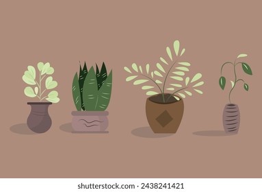 A Different cute plants pack