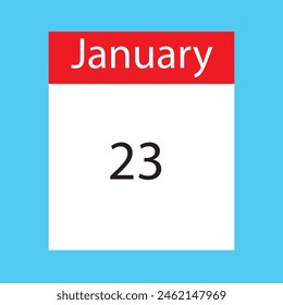 different dates of January month