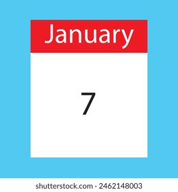 different dates of January month