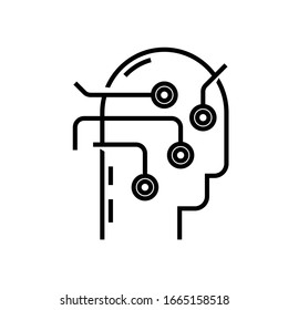 Different decisions line icon, concept sign, outline vector illustration, linear symbol.