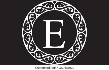 A different design work of the letter E.