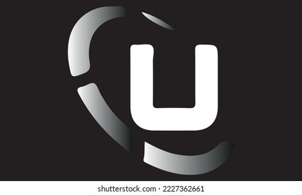 A different design work of the letter U.